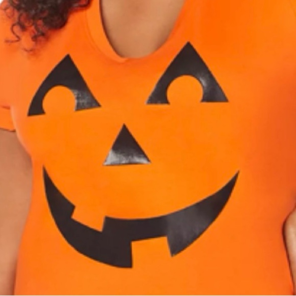 SPIRIT HALLOWEEN orange Pumpkin T Shirt size XXL NWT - Picture 3 of 6